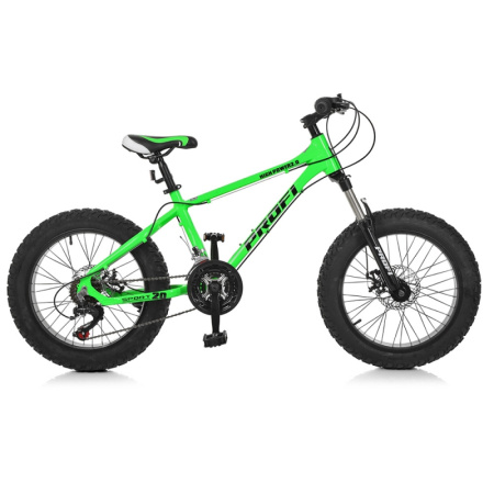 фото Спортиный велосипед 20 дюймов Profi EB20HIGHPOWER 2.0 A20.1 навесное Shimano 18SP (салатовый)