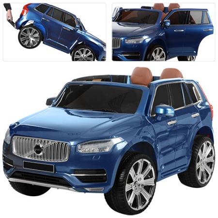 фото Детский электромобиль VOLVO XC 90 M 3278EBLRS-4  автокраска (синий)