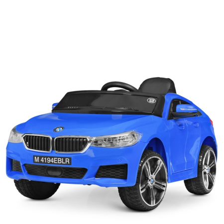 фото Детский джип BMW M 4194EBLR-4 два мотора и радиоуправление (синий)