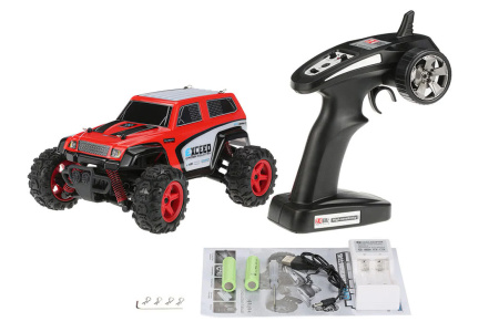 фото Машинка радиоуправляемая 1:24 Subotech CoCo Джип 4WD 35 км/час (красный)