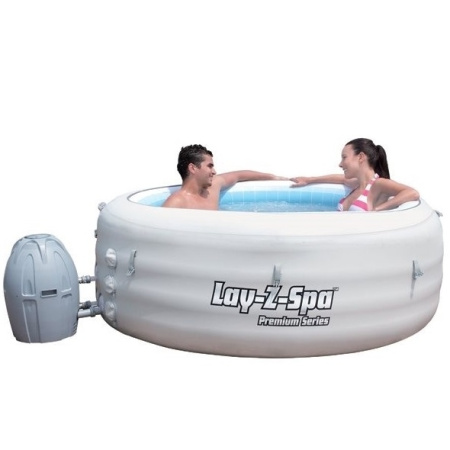 фото Надувной бассейн – джакузи Lay-Z-Spa 54112 с гидромассажем, нагревателем и фильтром насосом