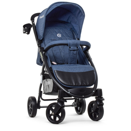 фото Детская коляска El Camino M 3409L FAVORIT Navy Blue универсальная (синяя)