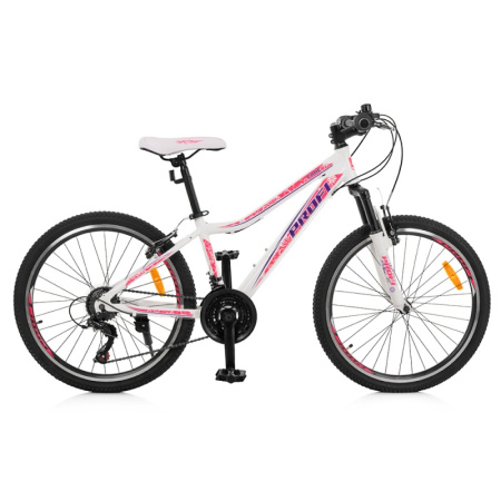 фото Велосипед 24 дюйма алюминиевая рама 13,5" Profi G24CARE A24.3 Shimano (белый)