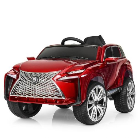 фото Детский электромобиль джип Lexus M 3584EBLRS-3 кожаное сиденье и автопокраска (красный)