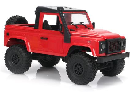 фото Машинка на радиоуправлении 1:12 MN Model Краулер D90 Defender полноприводный (красный)