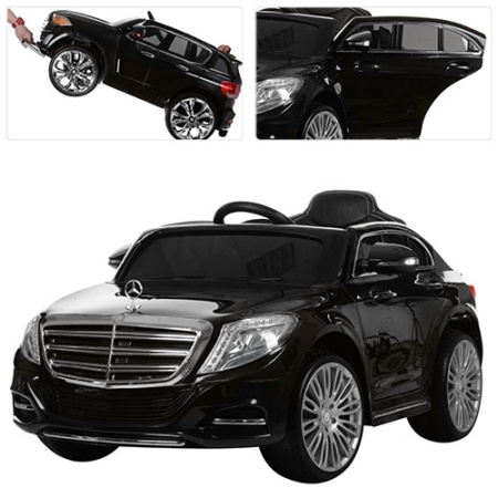 фото Детская электромашина Mercedes S-Class ZP 8003EBLR-2 кожаное сиденье (черный)
