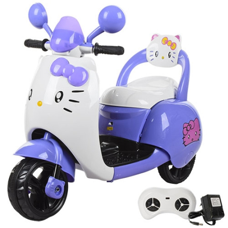 фото Детский мотоцикл M 3563 BR-9 Hello Kitty (фиолетовый)
