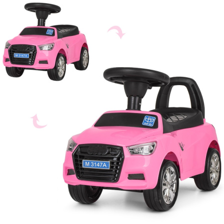 фото Детская каталка-толокар Bambi Audi M 3147A(MP3)-8 музыка и MP3 (розовая)