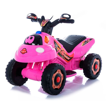 фото Толокар электромотоцикл M 3558E-8 Bambi 2в1 (розовый)