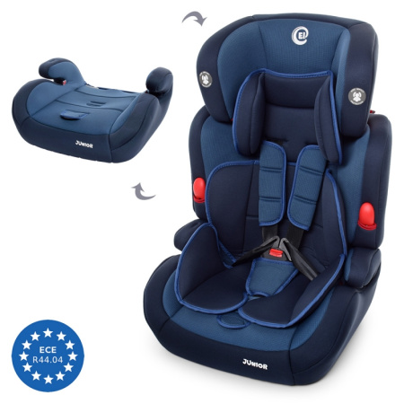 фото Детское автокресло El Camino ME 1008 JUNIOR Blue бустер 2в1 (синее)