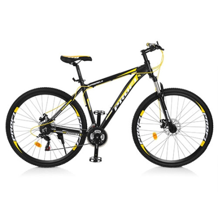 фото Спортивный велосипед 29 дюймов Profi EB29SUPREME1.0 A29.2 алюминиевая рама 19" (черно-желтый)