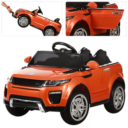 фото Детский джип Range Rover M 3213EBLR-7 колеса EVA (оранжевый)