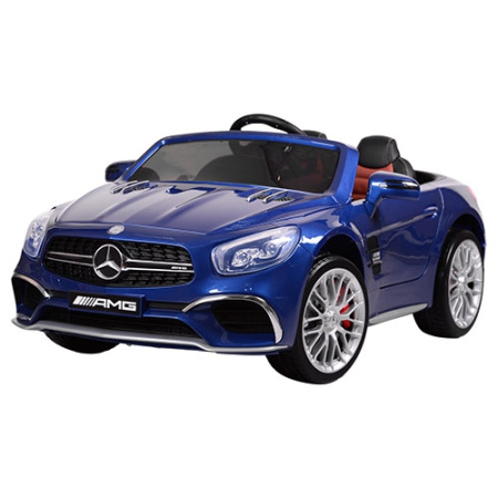 фото Детский электромобиль машина Mercedes AMG M 3583EBLRS-4 открывающиеся двери (синяя)