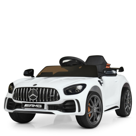 фото Электромобиль для детей Mercedes GT AMG M 4181EBLR-1 на радиоуправлении (белый)