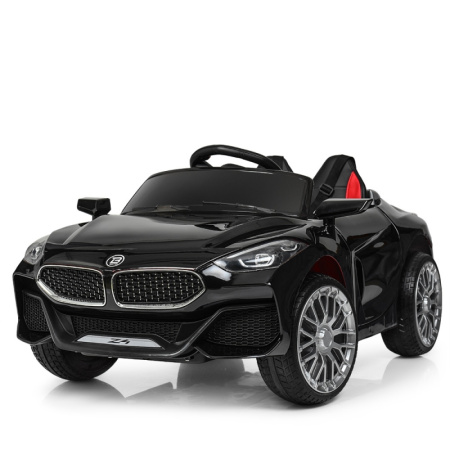 фото Детский электромобиль BMW Z4 M 3985EBLRS-2 кожаное сиденье и автопокраска (черный)