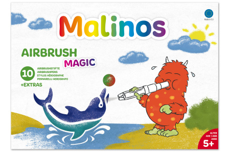 фото Фломастеры-аэрографы волшебные MALINOS BLOpens Magic 10 (8+2+1) шт