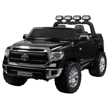 фото Детский джип Toyota Tundra JJ2255EL-2 с кожаным сиденьем (черный)
