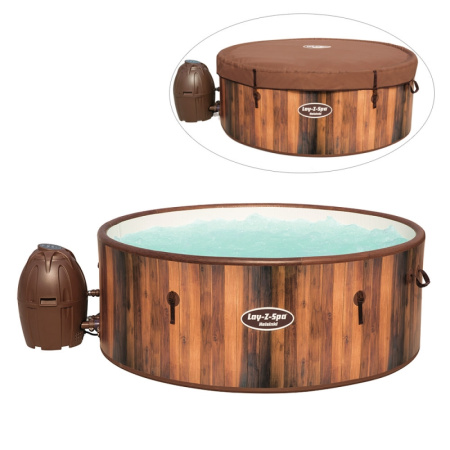 фото Бассейн-джакузи Bestway Lay-Z-Spa 54189 фильтр-насос нагреватель тент гидромассаж (180-66 см)