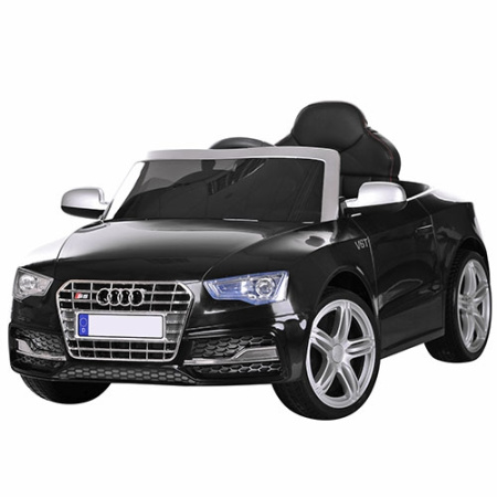 фото Детский электромобиль AUDI M 3291EBLR-2 кожаное сиденье (черный)
