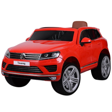 фото Детский джип VW Touareg M 3670EBLR-3 с кожаным сиденьем (красный)