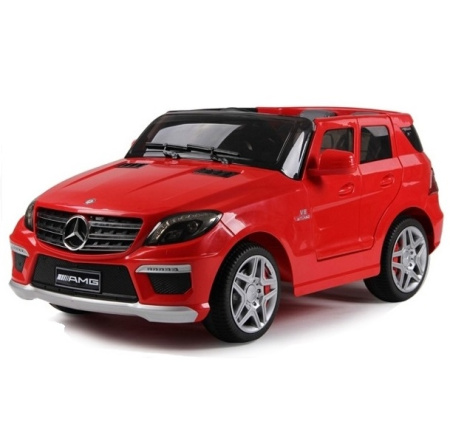фото Детский автомобиль Джип ML 63 ERS-3 Mercedes, открываются двери, автопокраска, пульт р/у (красный)