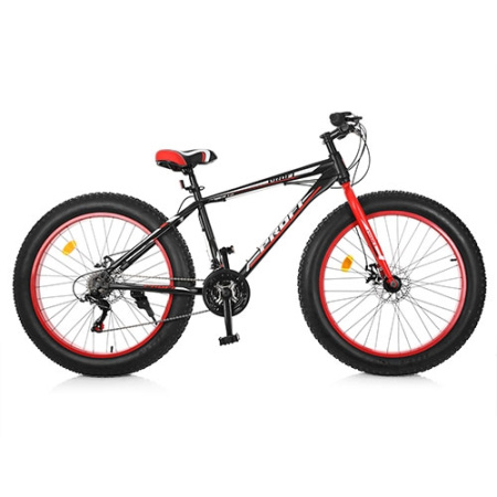 фото Спортивный велосипед 26 дюймов Profi EB26POWER 1.0 S26.1 стальная рама 17 дюймов (черно-красный)
