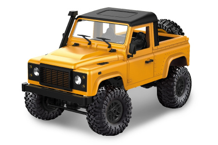 фото Машинка на радиоуправлении 1:12 MN Model Краулер D90 Defender полноприводный (желтый)