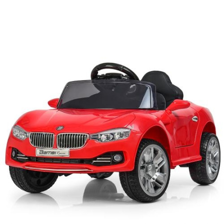 фото Детский электромобиль BMW Bambi M 3175EBLR-3 с кожаным сиденьем (красный)