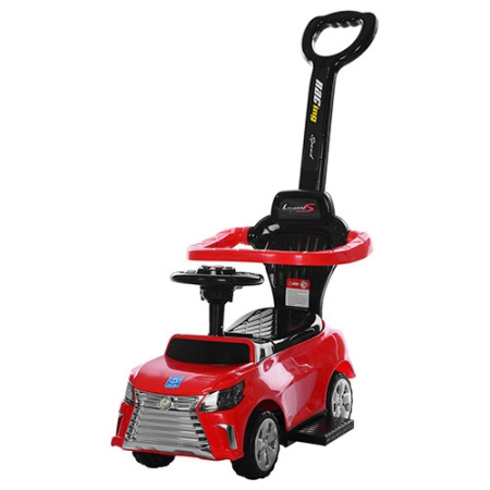 фото Детская каталка-толокар 2в1 BAMBI Lexus M 3593-3 родительская ручка подставка для ног (красная)