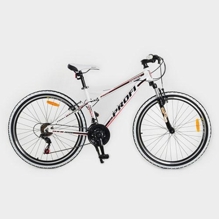 фото Спортивный велосипед 26 дюймов ProfiShimano G26A315-M-W (бело-красный)