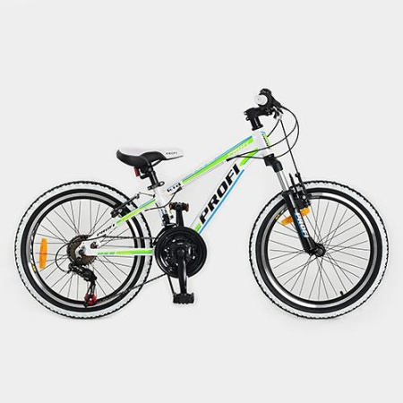 фото Велосипед спортивный 20 дюймов Profi G20A315-L2-W Shimano (бело-бирюзовый)