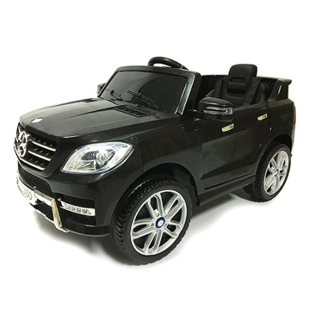 фото Детский джип Mercedes ML350 M 3568EBLRS-2 с кожаным сиденьем автопокраска (черный)