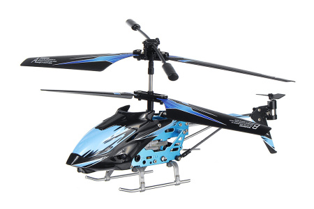 фото Вертолёт на радиоуправлении 3-к WL Toys S929 с автопилотом (синий)