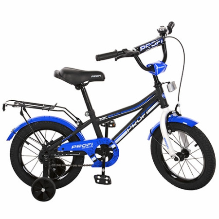 фото Детский велосипед Prof1 14 дюймов L14101 Top Grade (черный мат)