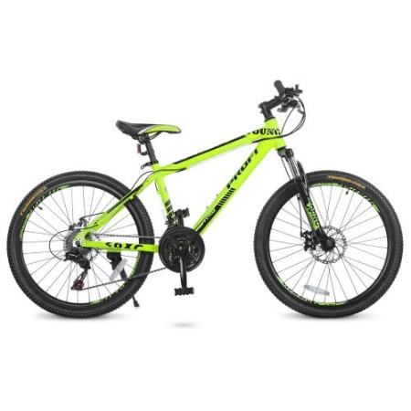 фото Спортивный велосипед 24 дюйма Profi G24YOUNG A24.1 (салатовый)