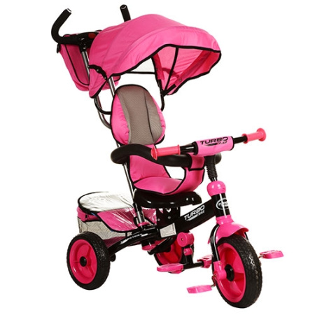 фото Детский трехколесный велосипед TurboTrike M 3130-1 (розовый)