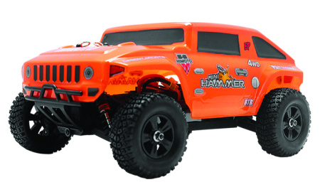 фото Радиоуправляемая модель Хаммер 1:18 Himoto Mini Hummer E18HM (оранжевый)