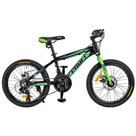 фото Спортивный велосипед 20 дюймов Profi G20HARDY A20.2 (черно-салатовый)