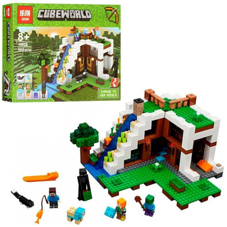 фото Детский конструктор Minecraft 18028 строение фигурки (568 деталей)