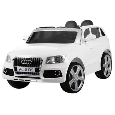 фото Детский электромобиль Audi Q5 M 3290EBLR-1 с колесами ЕВА (белый)