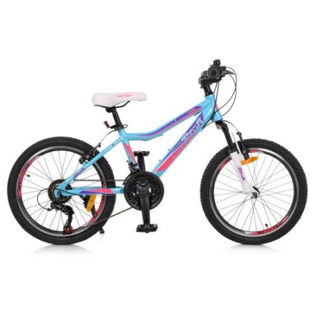фото Спортивный велосипед 20 дюймов Profi G20CARE A20.2 алюминиевая рама 12" Shimano (голубой)