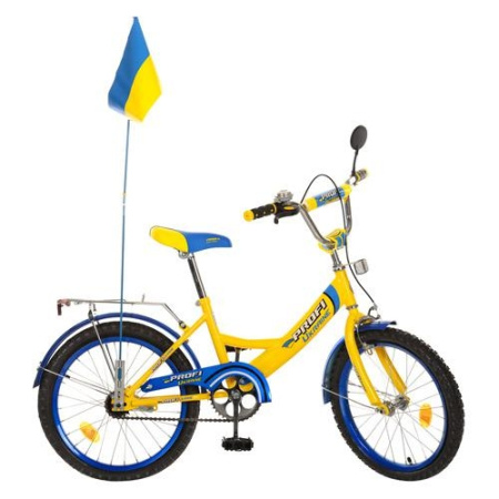 фото Двухколесный велосипед ProfiUkraine 20 дюймов P2049UK-2 (желтый)