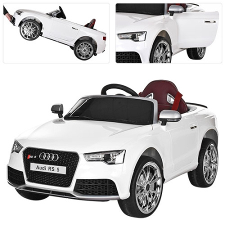фото Детский электромобиль Audi M 3468EBLR-1 колеса EVA (белый)