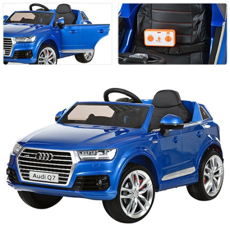 фото Детский электромобиль Audi Q7 M 3231EBLRS-4 два мотора (синий)
