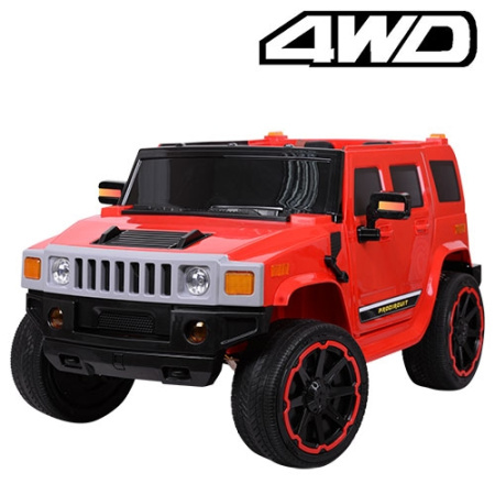 фото Детский электромобиль джип Hummer M 3280EBLR-3 колеса EVA с пультом (красный)