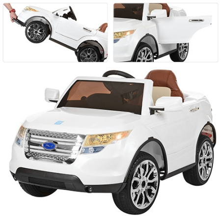 фото Детский джип Ford M 3275EBLR-1 два мотора (белый)