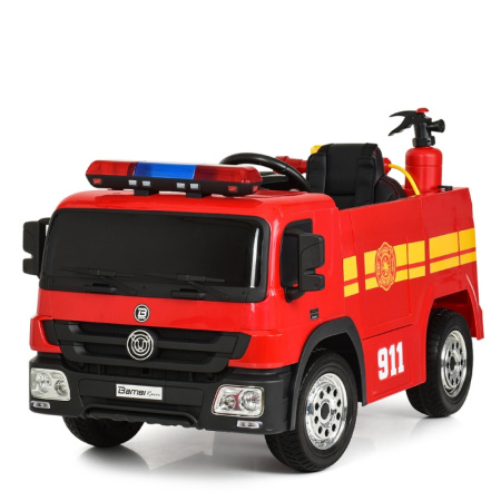 фото Детская пожарная машина Bambi M 4051EBLR-3 с пожарными аксессуарами (красная)