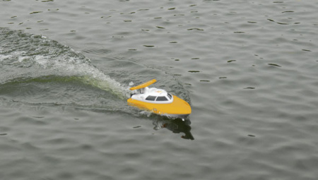 фото Катер на радиоуправлении Fei Lun FT007 Racing Boat (желтый)