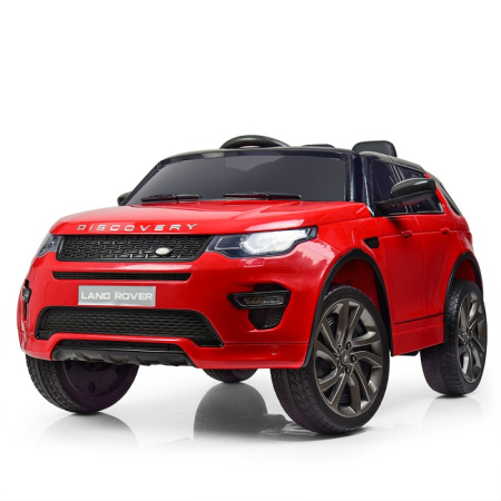 фото Детский джип Land Rover Discovery M 3908EBLR-3 с кожаным сиденьем (красный)