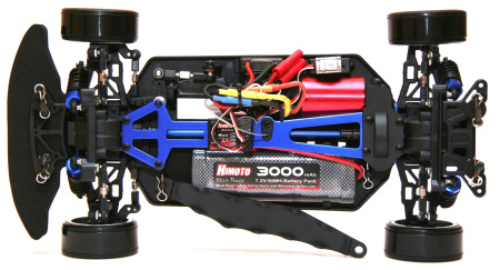 фото Радиоуправляемая модель Дрифт 1:10 Himoto DRIFT TC HI4123BL Brushless (синий)